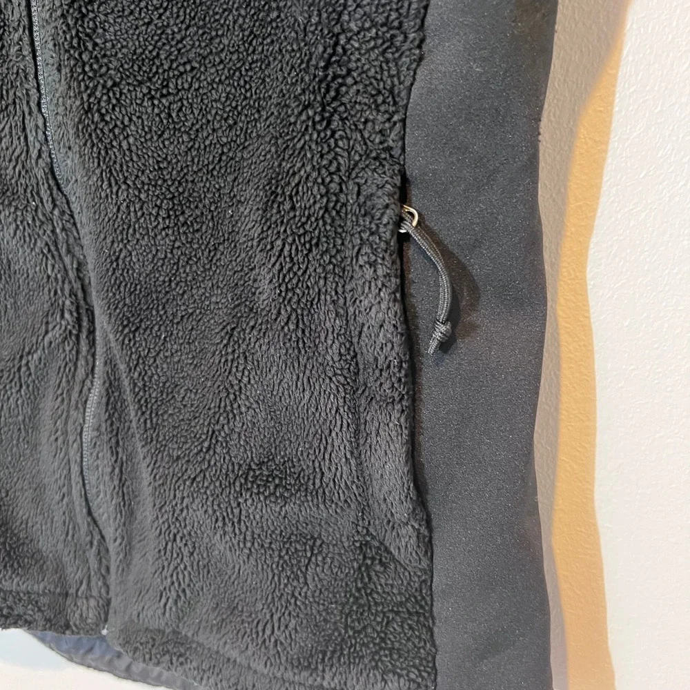 The‎ North Face Womens Osito High Pile Black Fleece Vest Full Zip Size Small